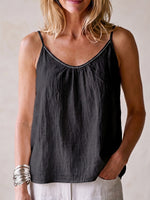 Minimalist Basic Cotton Camisole Top