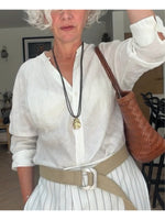 Casual Linen And Cotton Shirt