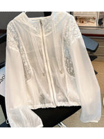 Stylish Loose Sequin-knit Cape Top